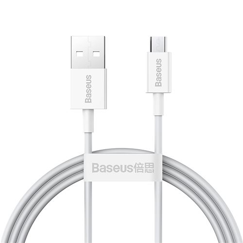 BASEUS SUPERIOR SERIES FAST CHARGING DATA CABLE USB TO MICRO 2A | WHITE